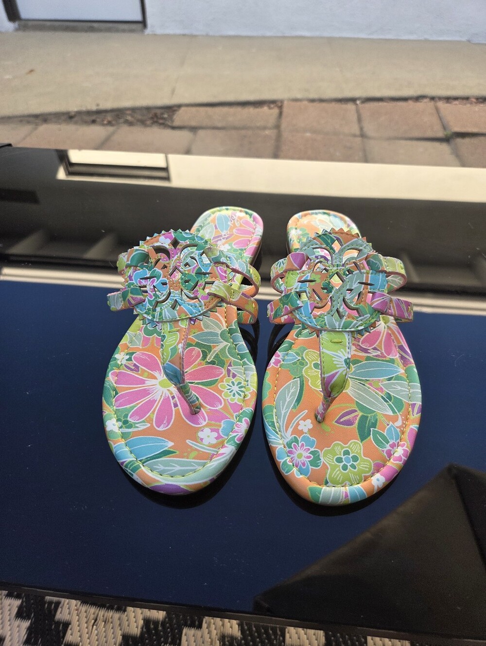 Circus By Sam Edelman Floral Multicolor Women’s toe in sandals 6.